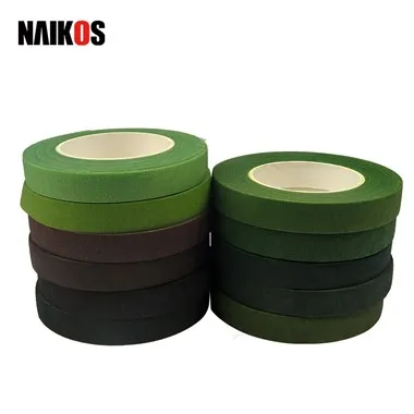 Băng hoa màu xanh lá cây để gói bó hoa